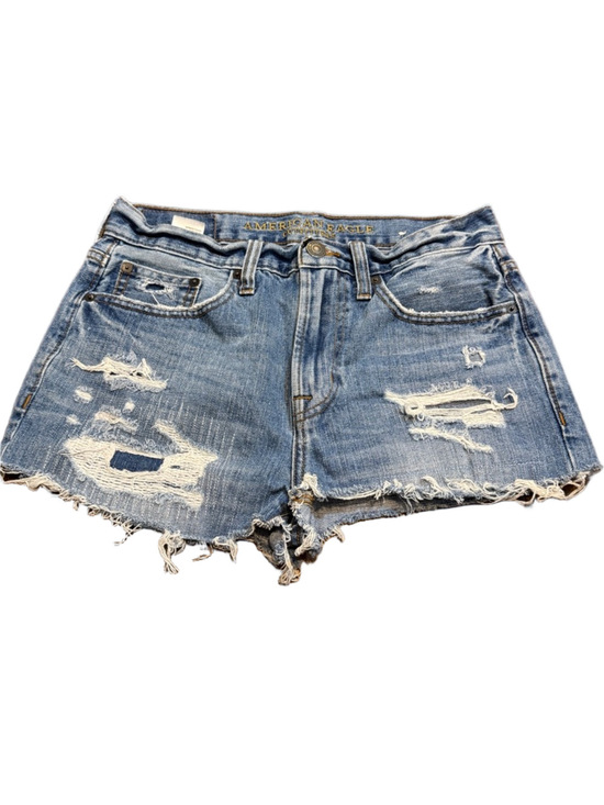 American Eagle Outfitters Pants - American Eagle Outfitters Light Blue Distressed Cutoff Jean Shorts Size 28